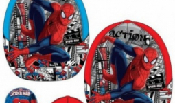 Spiderman, Pókember gyerek baseball sapka, 52 cm, piros, Képregényes
