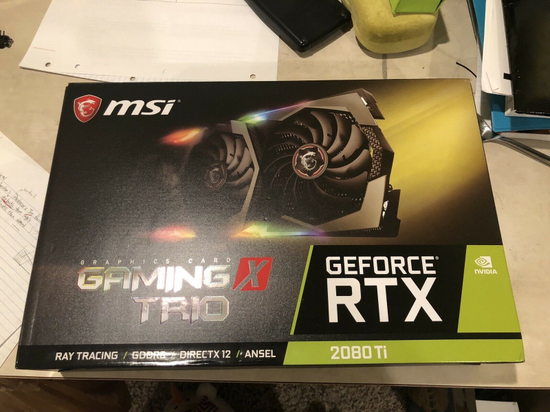 MSI GeForce RTX 2080 Ti GAMING X TRIO GDDR6 11GB Graphic Card 