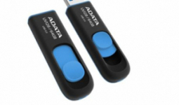 ADATA Pendrive 64GB, UV128 USB 3.1, Fekete-kék