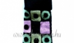 Álló kötött fekete mintás zoknis tok (nokia 3310 (2017) méret) (365)