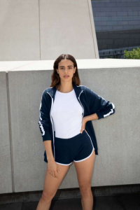 American Apparel AA7301 Navy/White