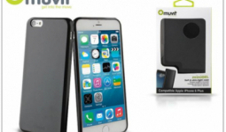 Apple iPhone 6 Plus/6S Plus hátlap - Muvit miniGel - black
