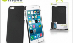Apple iPhone 6 Plus/6S Plus hátlap - Muvit Soft Back - black