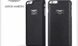 Apple iPhone 6 Plus/6S Plus valódi bőr hátlap - Aston Martin Racing - black