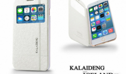 Apple iPhone 6 Plus flipes tok - Kalaideng Iceland 2 Series View Cover - white
