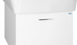 AQUALINE ZOJA mosdótartó szekrény, 1 fiókos, 46,5x44x35,6cm, fehér (56376)