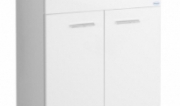 AQUALINE ZOJA mosdótartó szekrény, 2 ajtós, 50,5x74x30cm