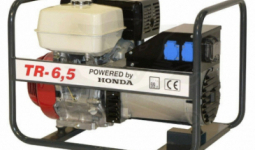 Áramfejlesztő HONDA motorral - három fázisú 400V/230V - 7 kVA/4,5 kVA (TR-6,5)