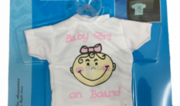 Baby on board / Baby girl on board tapadókorongos póló All Ride