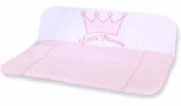 BabyLion Prémium Textil pelenkázó lap – Rózsaszín Princess