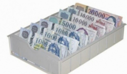 Banknote betétlapos bankjegytároló