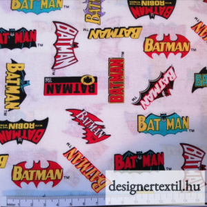 Batman logók pamutvászon (Batman Logo History)