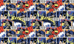 Batman Pop Comics pamutvászon méteráru - ( Batman Pop Comics)