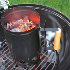 BBQ faszénbegyújtó kerti grillsütőhöz