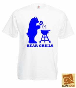 Bear Grills férfi Póló