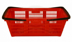 Bevásárló kosár - bolti kosár - klasszikus - Piros (PT-BVK-P)