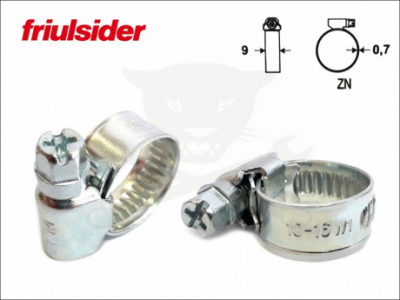 Bilincs Friulsider 10-16 mm - 9 mm W1 FM - Clampex - (10-16FRIU)
