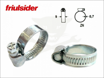Bilincs Friulsider 25-40 mm - 9 mm W1 FM - Clampex -  (25-40FRIU)