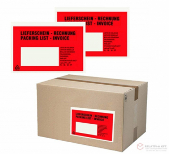 C6 DOCUMENTS nyomtatott okmánytasak (csomagkísérő), 1000db/doboz