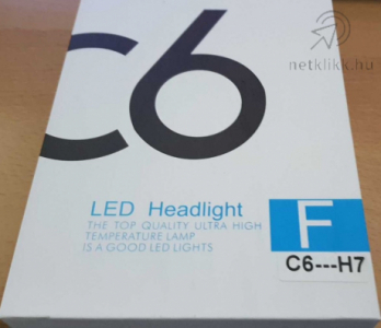 C6 LED készlet H7 foglalattal