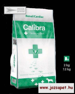 CALIBRA VET Renal / Cardiac - vese/szív diétás kutyatáp/gyógytáp 2kg