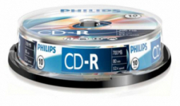 CD-R Philips, 700MB, 52X, 10 darab