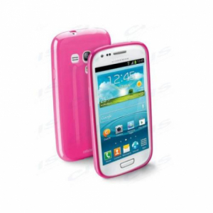 Cellularline Tok, SHOCKING, mobiltelefonhoz, gumi, Samsung GALAXY SIII / S3 mini ( Samsung i8190 ), rózsaszín