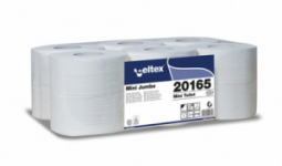Celtex 20.165 WC papír, MINI, 2 rétegű, 100% puracell.160 méter, d19,5, 12 tek/cs