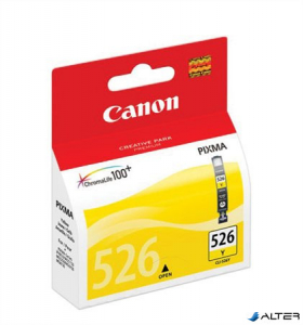 CLI-526Y Tintapatron Pixma iP4850, MG5150, 5250 nyomtatókhoz, CANON sárga, 545 oldal