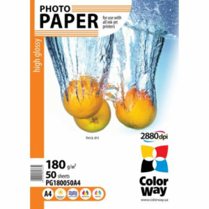 ColorWay foto papír, fényes, A4