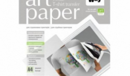 ColorWay Fotópapír, ART T-shirt transfer, Fehér, 120 g/m2, A4, 5 oldal