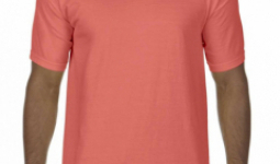 Comfort Colors CC1717 előmosott pamut póló, Neon Red Orange