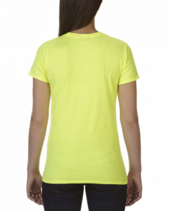 Comfort Colors CC4200 Női kereknyakú póló, Neon Yellow