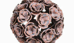 Copper metal flower ball - Art & Metal Gyűjtemény by Homania MOST 29722 HELYETT 20649 Ft-ért!