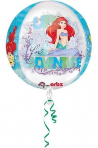 Disney Hercegnők gömb fólia lufi Ariel