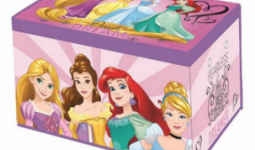 Disney Hercegnők játéktároló doboz tetővel lila
