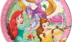Disney Hercegnők papírtányér álmodozás 8 db-os 23cm