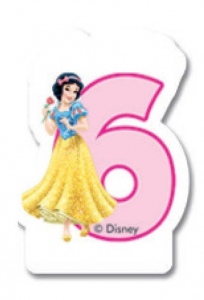Disney Hercegnők tortagyertya számgyertya 6