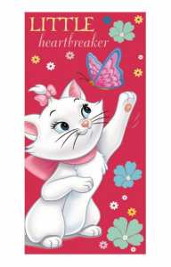 Disney Marie cica törölköző fürdőlepedő pillangó