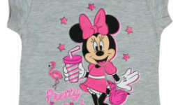 Disney Minnie csillámos rövid ujjú kislány póló