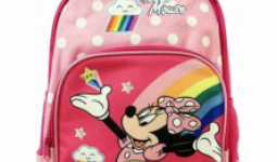 Disney Minnie hátizsák szivárvány 40cm