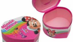 Disney Minnie szív alakú ékszertartó doboz