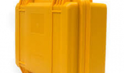 DJI Spark safety carrying case - merevfalú vízálló, biztonsági kézi bőrönd - sárga