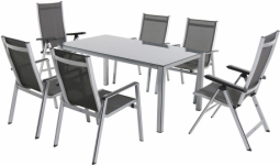 Elements 6+ - kerti bútor garnitúra (1x Elements Creatop-Lite asztal + 4x Elements szék + 2x állítha