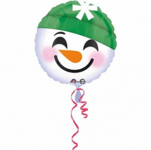 Emoji fólia lufi hóember 43cm