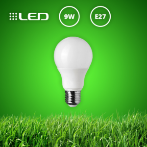 Energiatakarékos LED izzó E27 foglalattal, 9 W