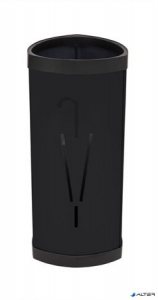 Esernyőtartó, fém, ALBA "Tria2", fekete