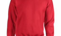 Extra méretű bebújós, környakas pulóver, piros