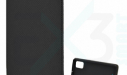 Fekete színű, flip tok, Huawei P Smart készülékhez