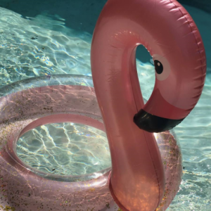 Felfújható flamingó úszógumi, 190x115 cm